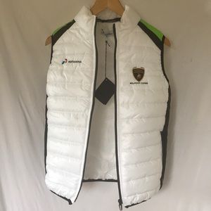 Automobili Lamborghini puffer vest for women small